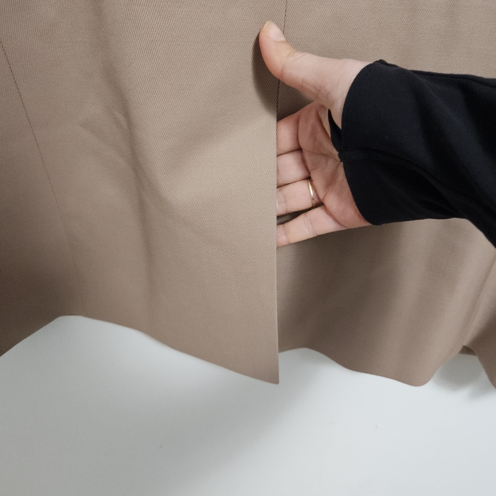 SOLD Aritzia Babaton Vogue Oversized City Wool Blazer Sz 1 S/M Camel - Picture 13 of 16